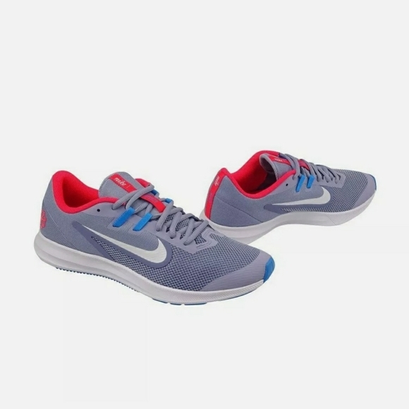 NIKE DOWNSHIFTER 9 JDI GSCOLOR STELAR INDIGO/WHITe - Picture 5 of 14